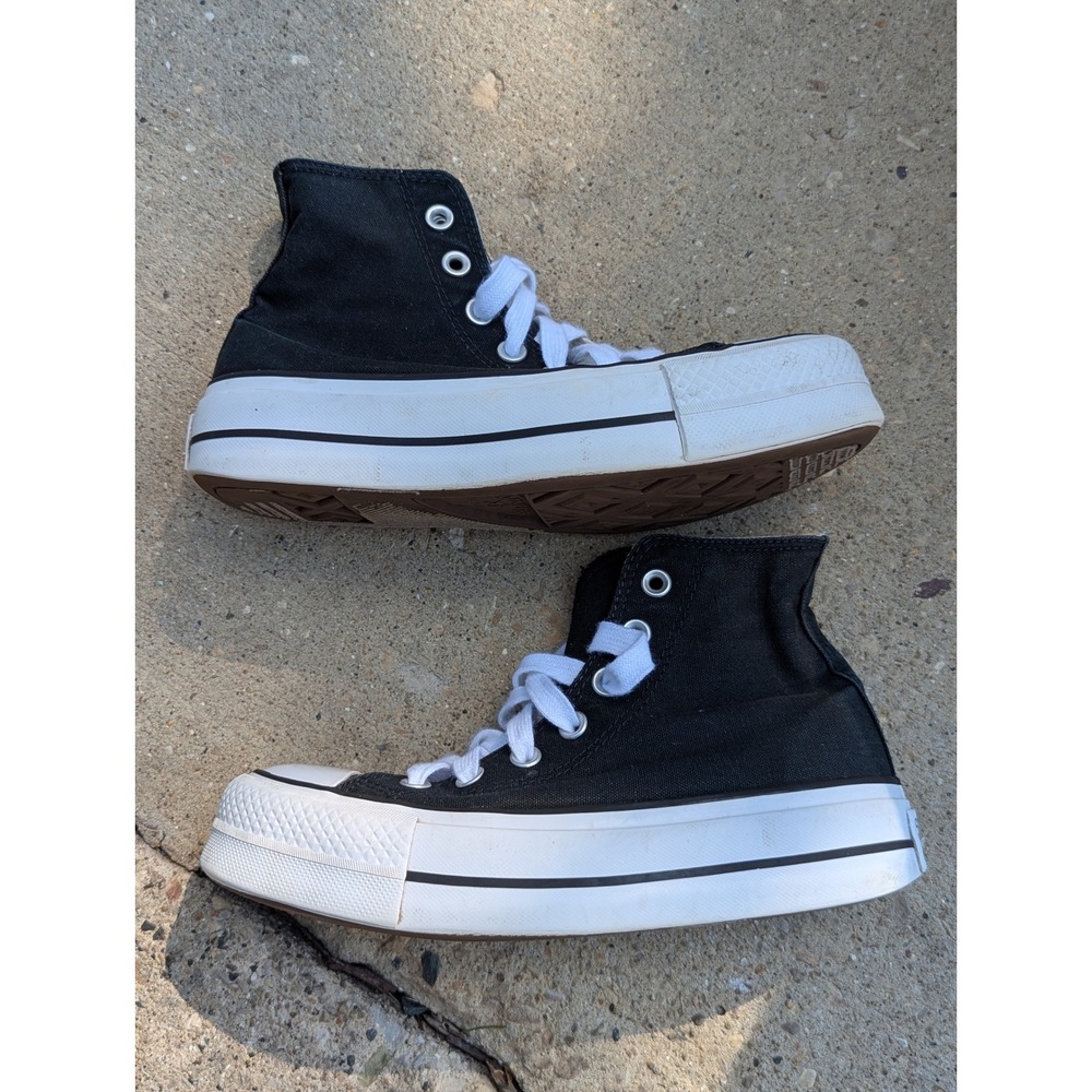 Converse Chuck Taylor All Star Move Black Platform High Top Shoes 560845F US 6